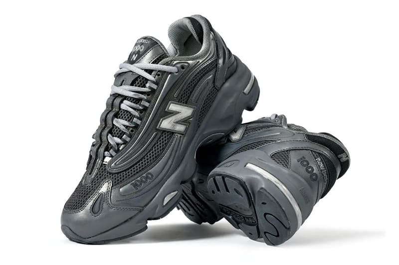 New Balance 1000 Gets Stealthy in "Grey Metallic"  shoes sneakers M1000F 