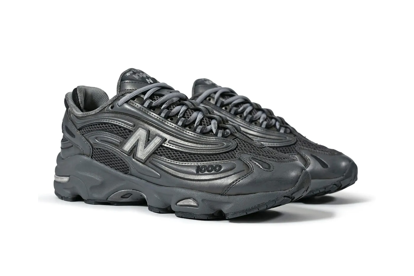 New Balance 1000 Gets Stealthy in "Grey Metallic"  shoes sneakers M1000F 