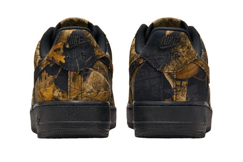 Nike Air Force 1 Low "Realtree" IH1221-001 First Look black camouflage release date store list info