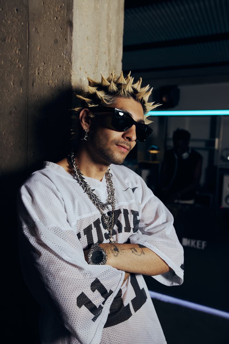 nothing kef music gallery headphone 1 launch party event london over-ear tech music errol touching bass audio immersive sound