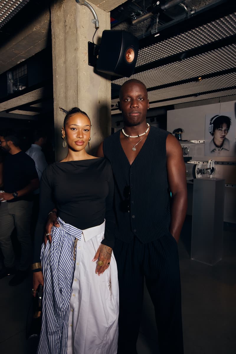 nothing kef music gallery headphone 1 launch party event london over-ear tech music errol touching bass audio immersive sound