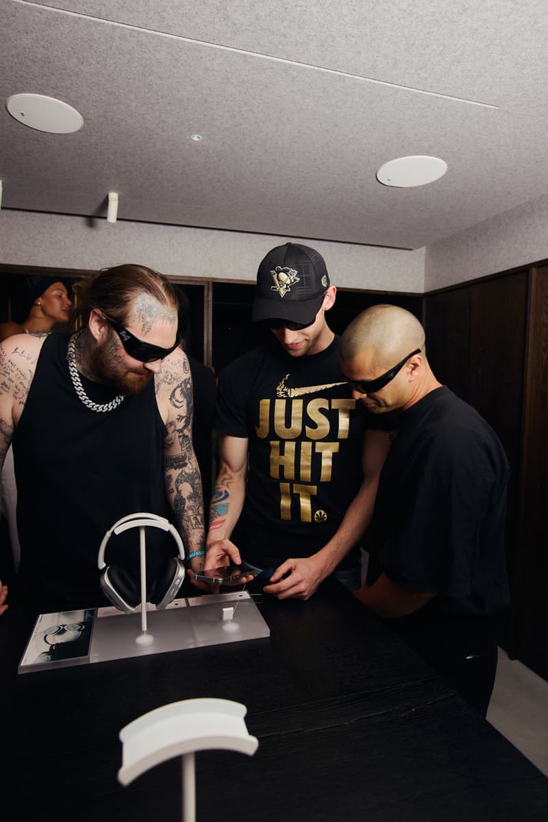 nothing kef music gallery headphone 1 launch party event london over-ear tech music errol touching bass audio immersive sound