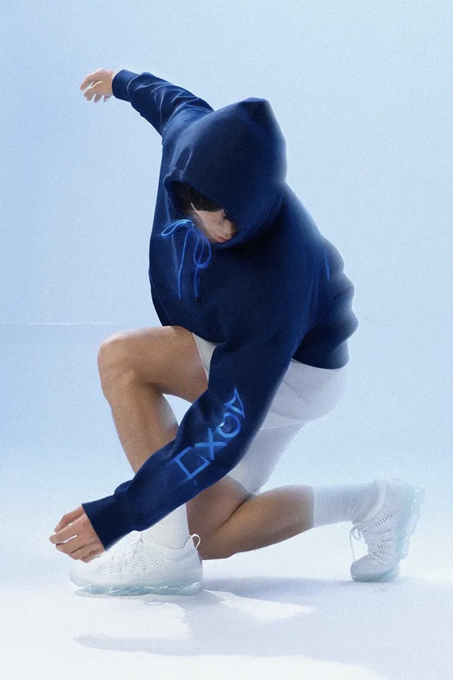 GCore Industries Drops Official PlayStation Apparel merch collaboration release info t-shrits windbreaker blue logo sony