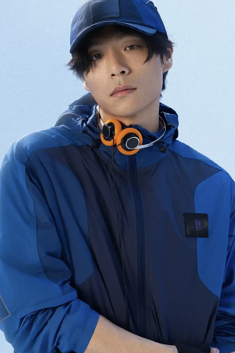 GCore Industries Drops Official PlayStation Apparel merch collaboration release info t-shrits windbreaker blue logo sony