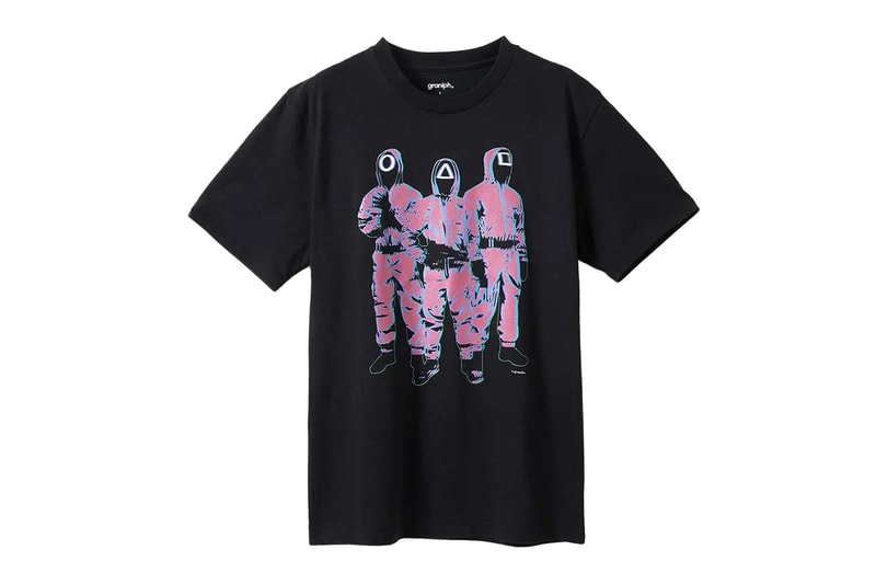 Graniph Teams up With Netflix for New 'Squid Game' Apparel Collaboration collection release info soldiers socks tshirts bucket hats front man