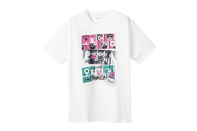 Graniph Teams up With Netflix for New 'Squid Game' Apparel Collaboration collection release info soldiers socks tshirts bucket hats front man