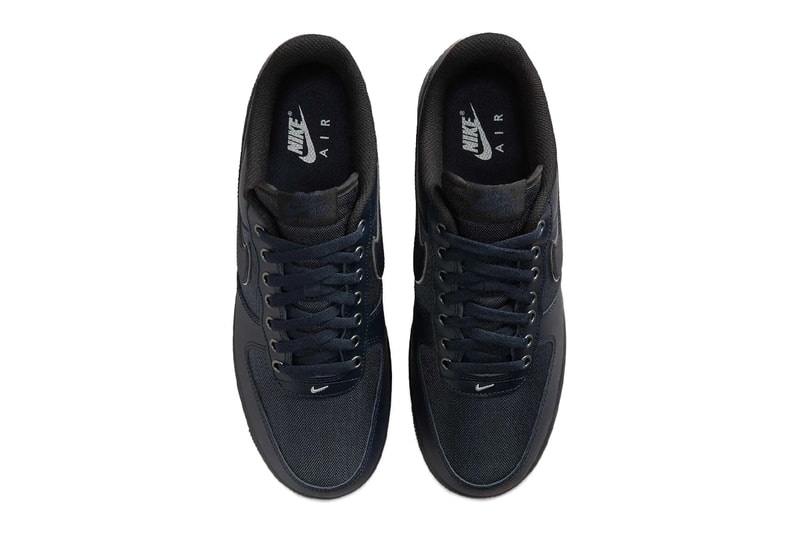 Nike Air Force 1 Cordura 'Dark Obsidian/Black-Metallic Silver-Dark Obsidian' IM6001-475 Release Info