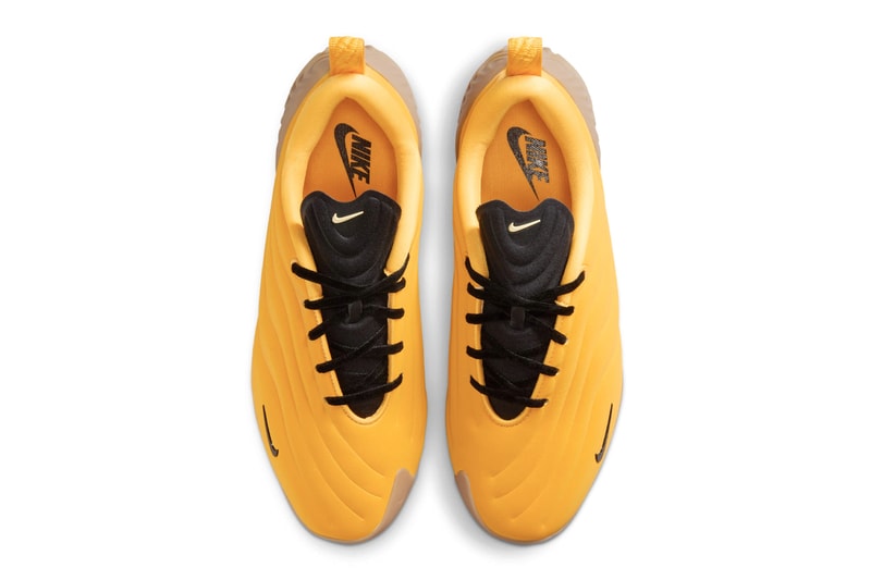 Official Look at the Nike Astra Ultra “University Gold” University Gold/Gum Light Brown-Black FZ5778-701 swoosh gold yellow gum