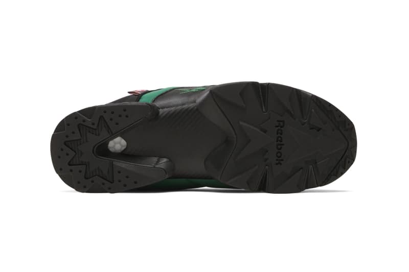 The SOUTH2 WEST8 x Reebok IPF Mule Black/Black/Green, Green/Black/Black 100217328 100217329 Release Info