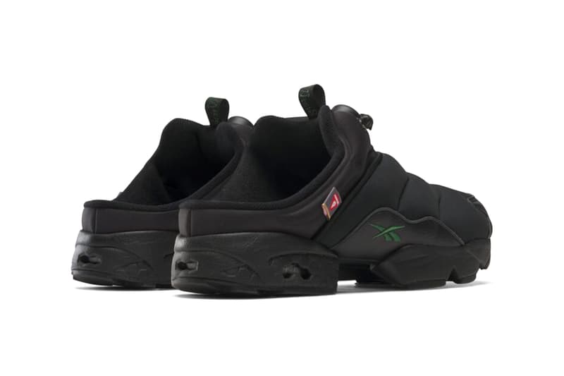 The SOUTH2 WEST8 x Reebok IPF Mule Black/Black/Green, Green/Black/Black 100217328 100217329 Release Info