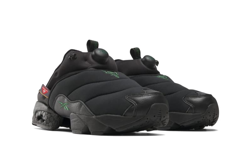 The SOUTH2 WEST8 x Reebok IPF Mule Black/Black/Green, Green/Black/Black 100217328 100217329 Release Info