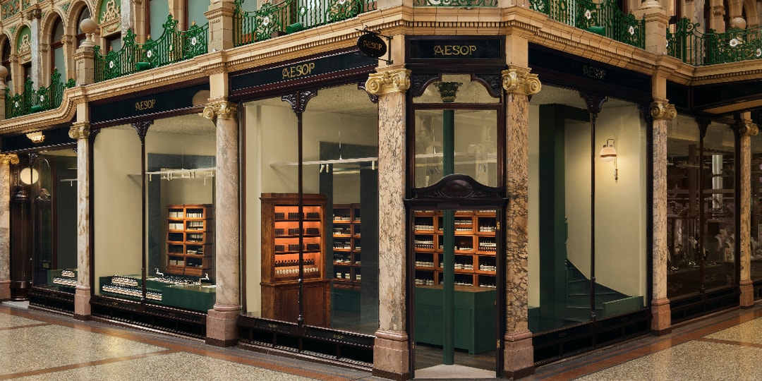 Расположение Aesop в Лидсе вытягивается от величия викторианских ванных комнат
