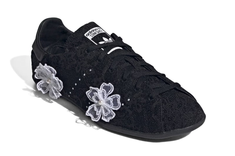 atmos pink adidas Stan Smith lo pro Core Black/Footwear White/Footwear White jr4475 Release Info