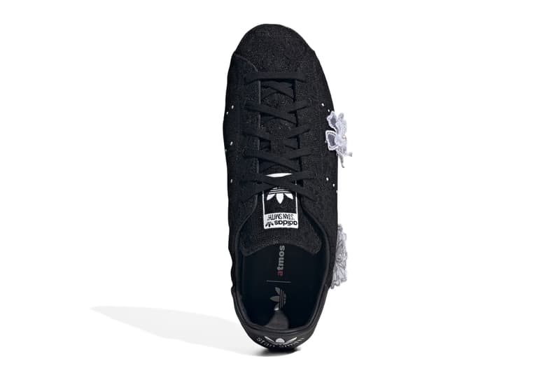 atmos pink adidas Stan Smith lo pro Core Black/Footwear White/Footwear White jr4475 Release Info