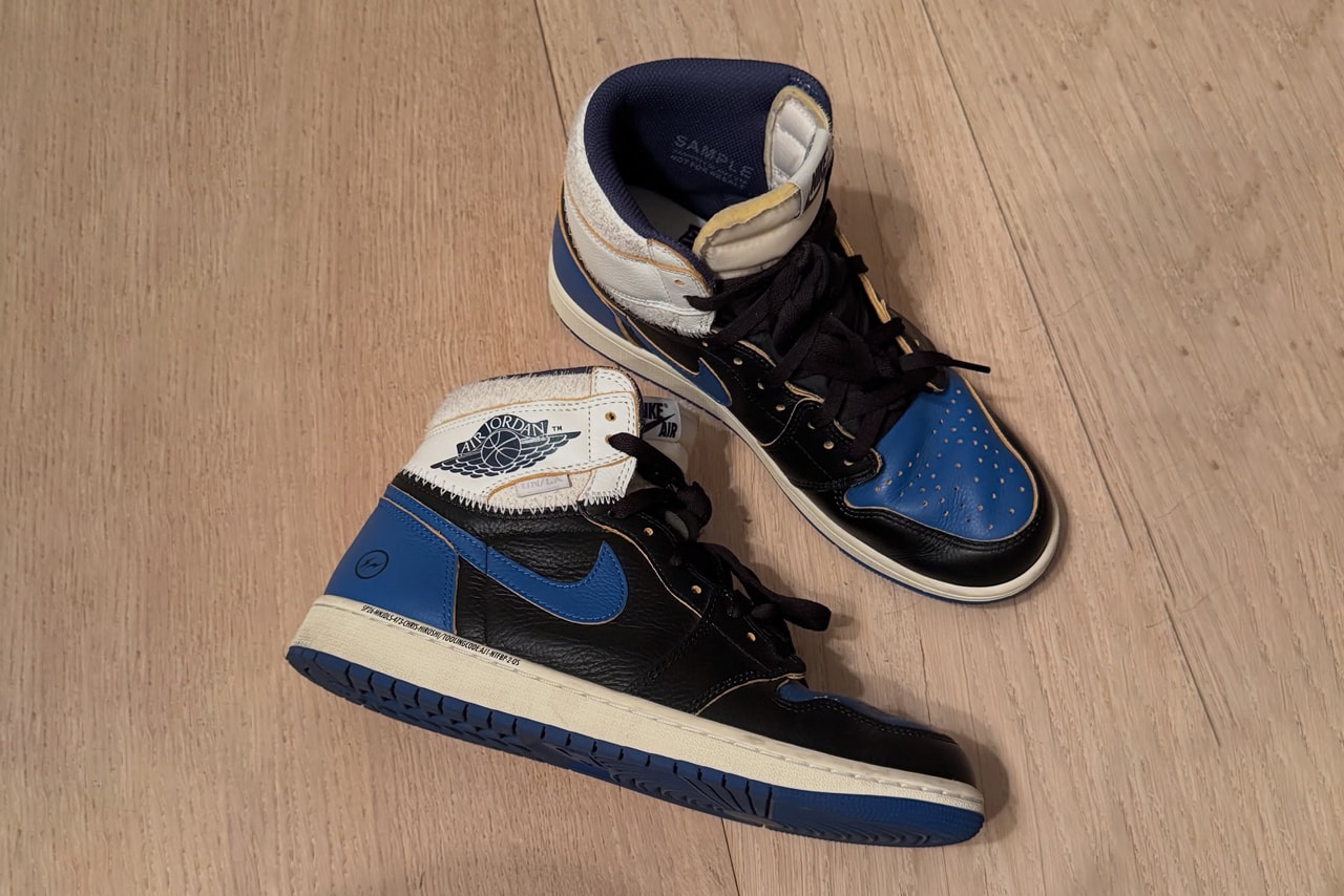 fragment design Union LA Air Jordan 1 High OG Sport Royal release date info store list buying guide photos price hiroshi fujiwara chris gibbs