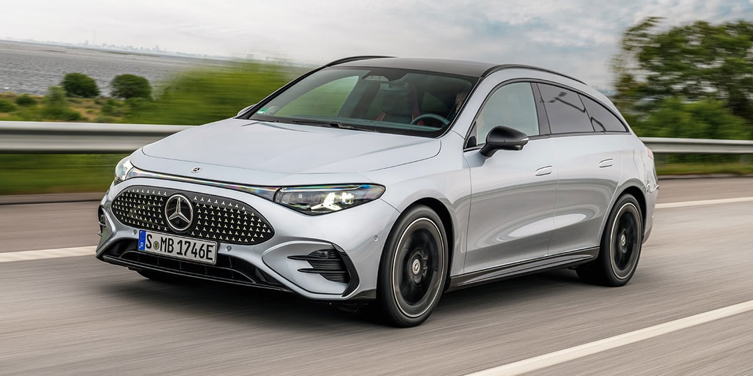 Mercedes-Benz представляет все электрический CLA-стреляющий тормоз