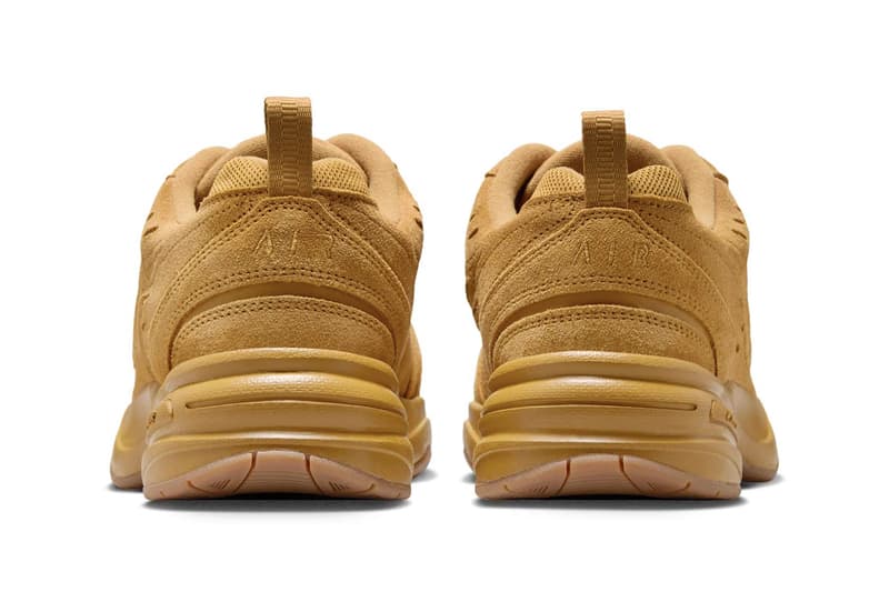 Nike Air Monarch IV "Wheat" Release Info IB2281-700 Wheat/Gum Medium Brown-Black dad shoe swoosh