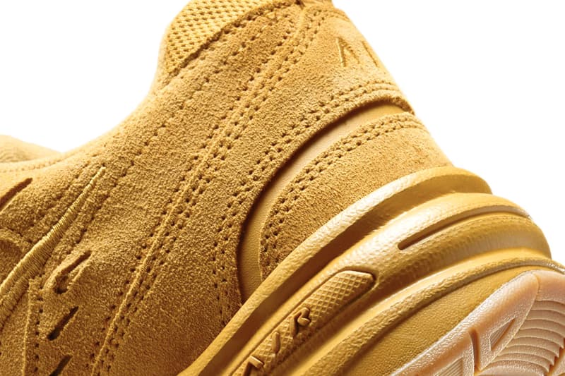 Nike Air Monarch IV "Wheat" Release Info IB2281-700 Wheat/Gum Medium Brown-Black dad shoe swoosh