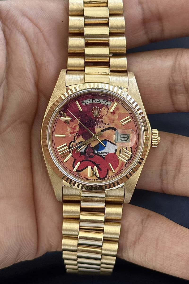 Slawn Teases Custom Rolex Day-Date art artworks oyster perpetual