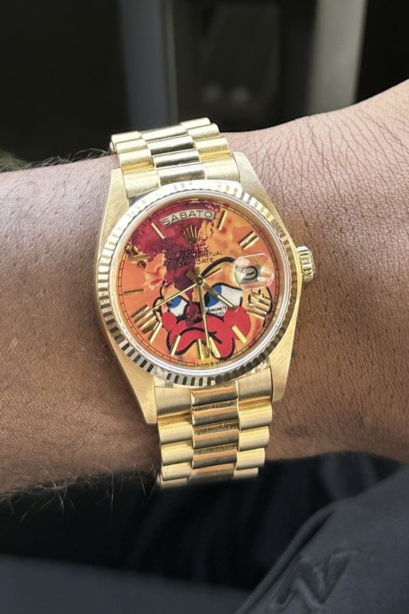 Slawn Teases Custom Rolex Day-Date art artworks oyster perpetual
