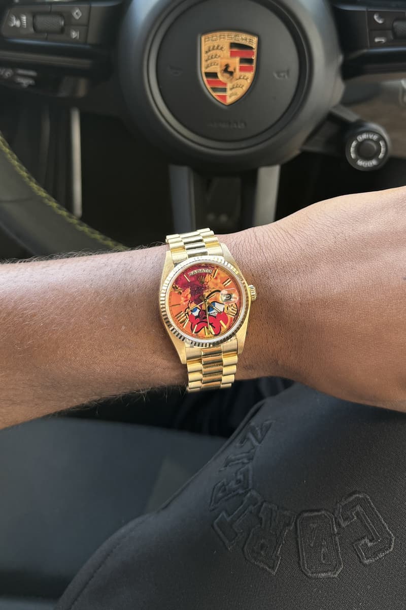 Слаун дразнит Custom Rolex Day-Date Art Artworks Oyster Perpetual