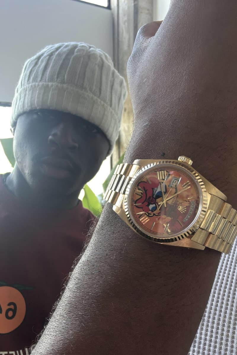 Слаун дразнит Custom Rolex Day-Date Art Artworks Oyster Perpetual