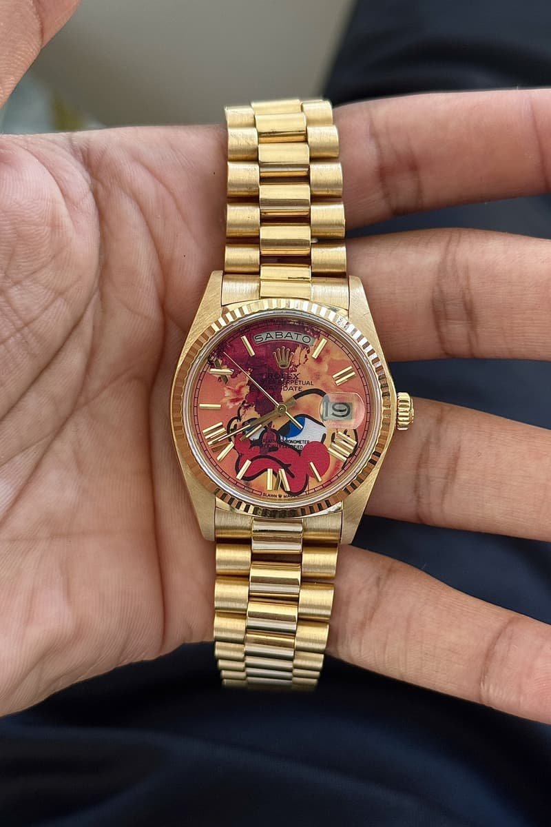 Слаун дразнит Custom Rolex Day-Date Art Artworks Oyster Perpetual