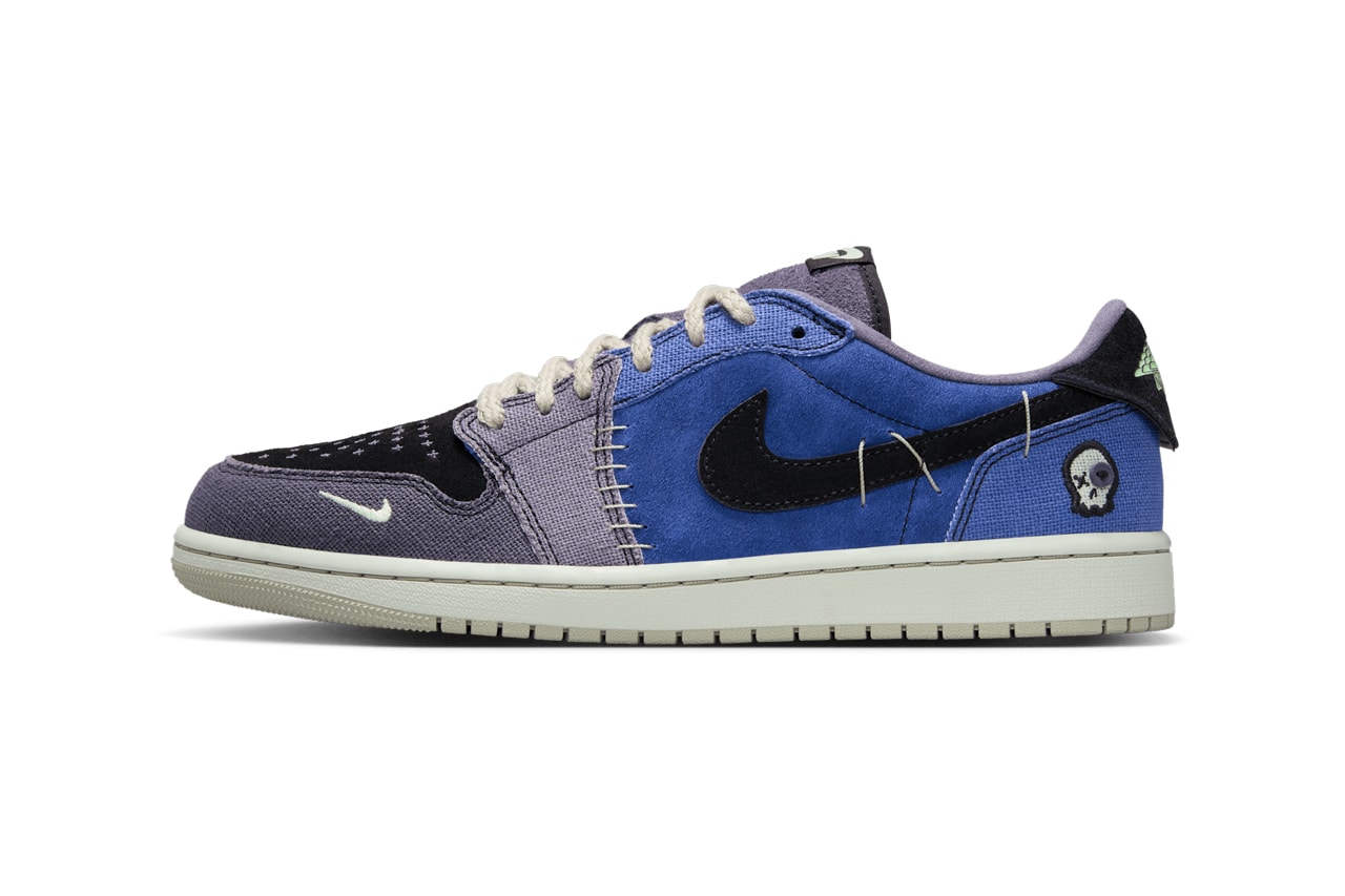 Zion Williamson Voodoo Air Jordan 1 Low OG Blue Release Info IH2309-500 date store list buying guide photos price