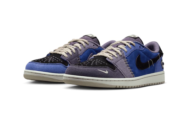Zion Williamson Voodoo Air Jordan 1 Low OG Blue Release Info IH2309-500 date store list buying guide photos price