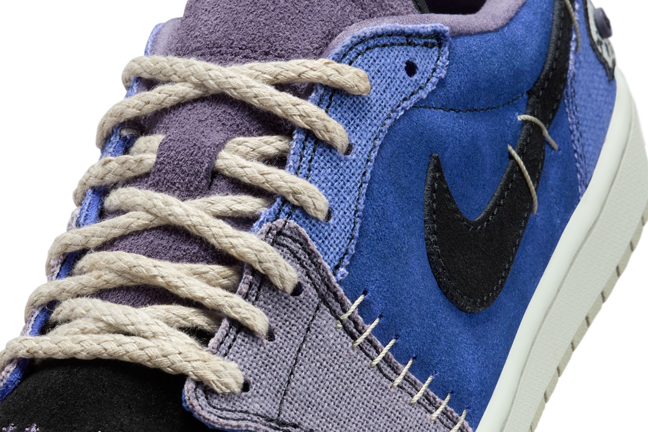 Zion Williamson Voodoo Air Jordan 1 Low OG Blue Release Info IH2309-500 date store list buying guide photos price
