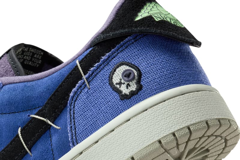 Zion Williamson Voodoo Air Jordan 1 Low OG Blue Release Info IH2309-500 date store list buying guide photos price