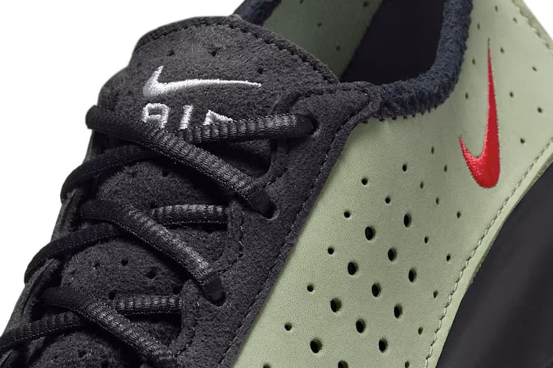 Nike Air Superfly Oil Green/Black/Metallic Silver/University Red HQ7955-302 Release Info