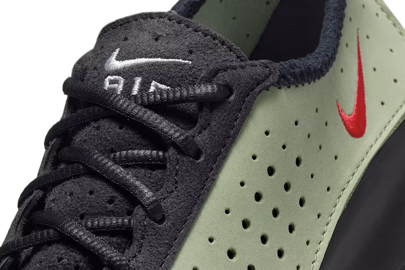 Nike Air Superfly Oil Green/Black/Metallic Silver/University Red HQ7955-302 Release Info