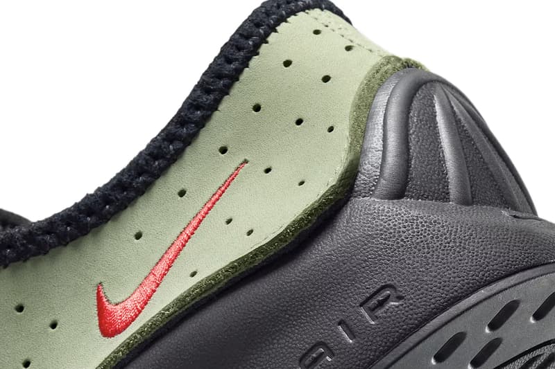 Nike Air Superfly Oil Green/Black/Metallic Silver/University Red HQ7955-302 Release Info