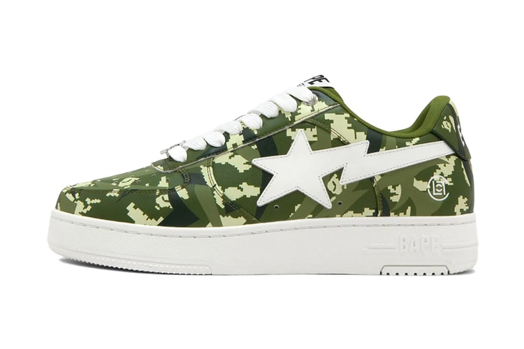 CLOT and BAPE Reunite for Dual-Camo BAPESTA Sneaker Drop