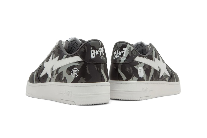 CLOT Bape Sta Digital Camo Trial Camo Green/White Black/White Release Info