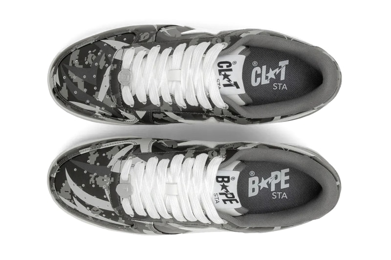 CLOT Bape Sta Digital Camo Trial Camo Green/White Black/White Release Info