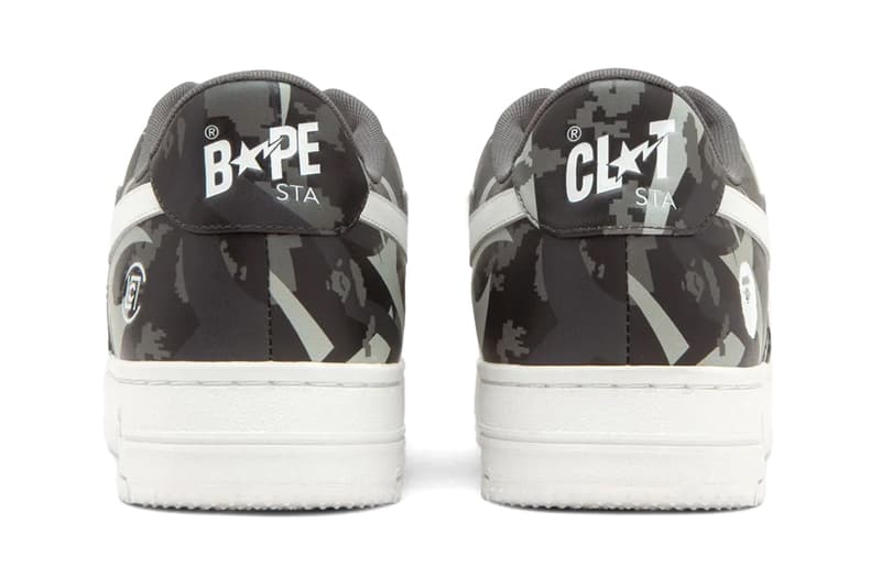 CLOT Bape Sta Digital Camo Trial Camo Green/White Black/White Release Info