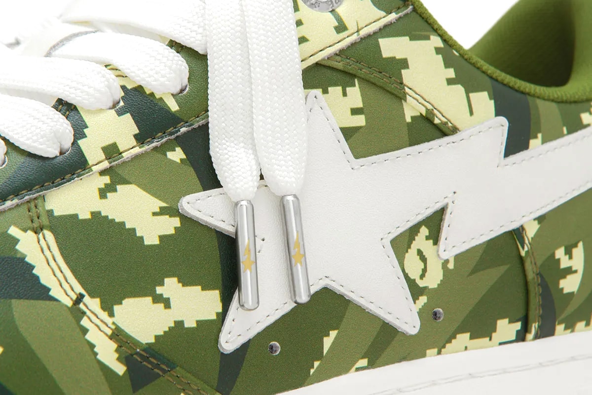 CLOT Bape Sta Digital Camo Trial Camo Green/White Black/White Release Info