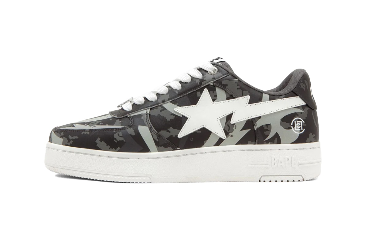 CLOT Bape Sta Digital Camo Trial Camo Green/White Black/White Release Info