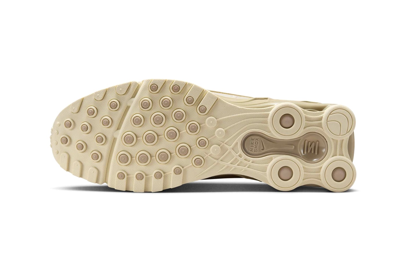 Nike Shox Ride 2 "Metallic Silver/Desert Khaki" IH3653-095 Release Info shox column swoosh