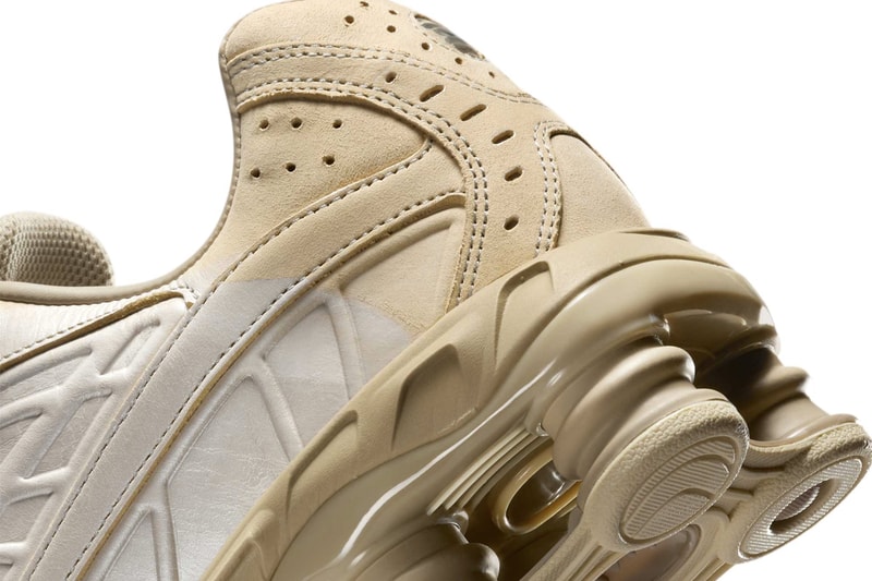 Nike Shox Ride 2 "Metallic Silver/Desert Khaki" IH3653-095 Release Info shox column swoosh