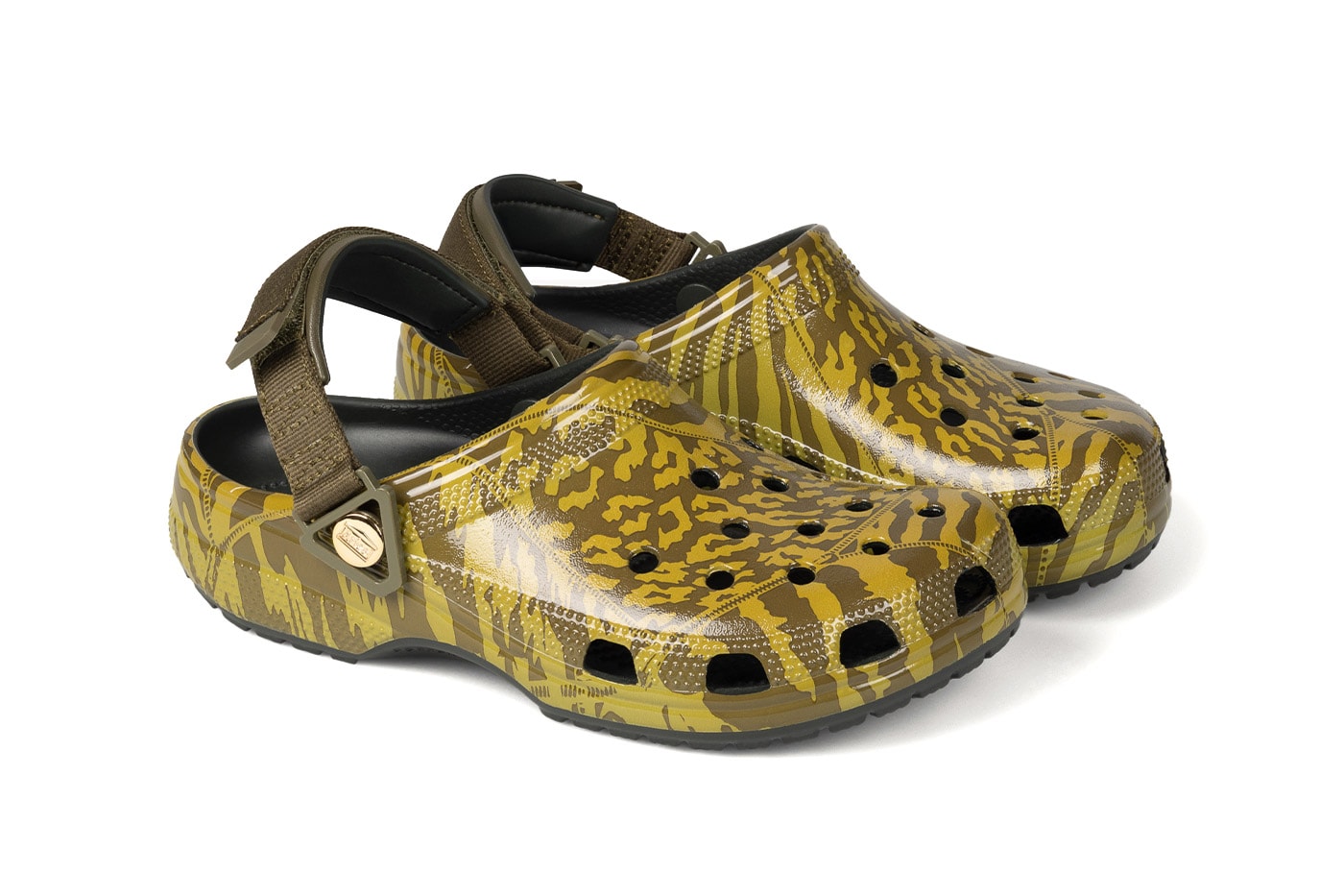 Aries Arise Crocs Classic Clog 211060-001 211060-3AC "Dark Algae Green" "High Shine Black"  Release Info