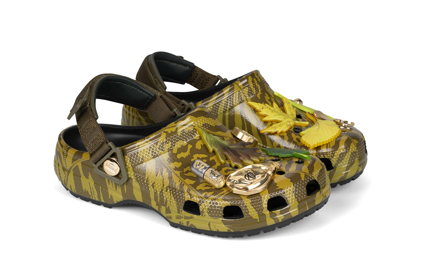 Aries Arise Crocs Classic Clog 211060-001 211060-3AC "Dark Algae Green" "High Shine Black"  Release Info