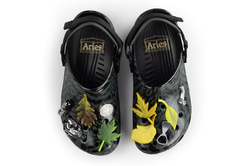 Aries Arise Crocs Classic Clog 211060-001 211060-3AC "Dark Algae Green" "High Shine Black"  Release Info