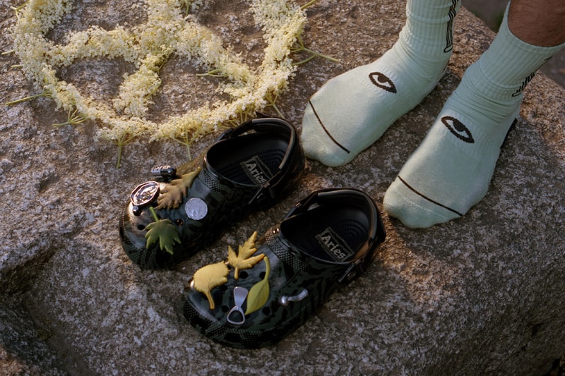 Aries Arise Crocs Classic Clog 211060-001 211060-3AC "Dark Algae Green" "High Shine Black"  Release Info