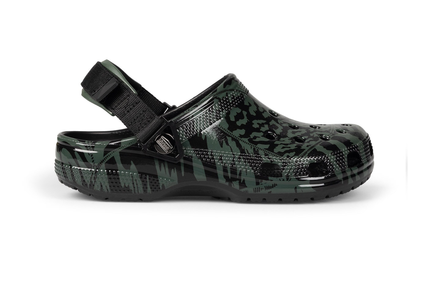 Aries Arise Crocs Classic Clog 211060-001 211060-3AC "Dark Algae Green" "High Shine Black"  Release Info