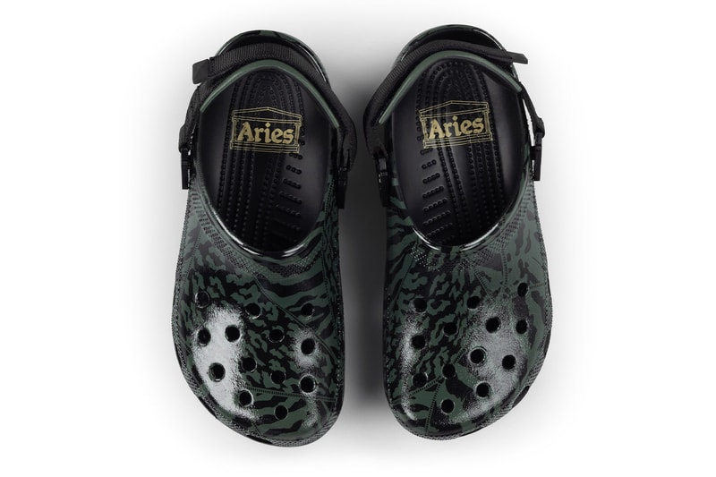 Aries Arise Crocs Classic Clog 211060-001 211060-3AC "Dark Algae Green" "High Shine Black"  Release Info