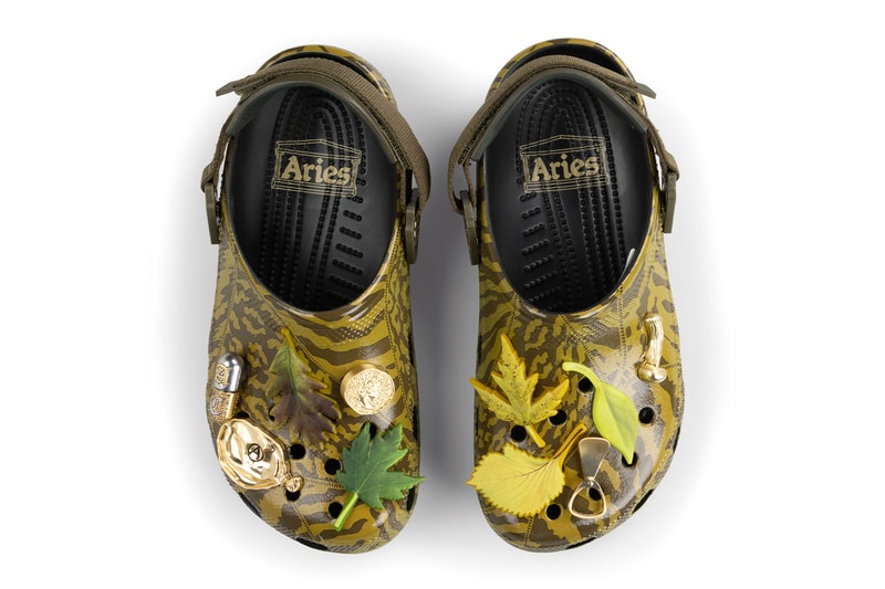 Aries Arise Crocs Classic Clog 211060-001 211060-3AC "Dark Algae Green" "High Shine Black"  Release Info
