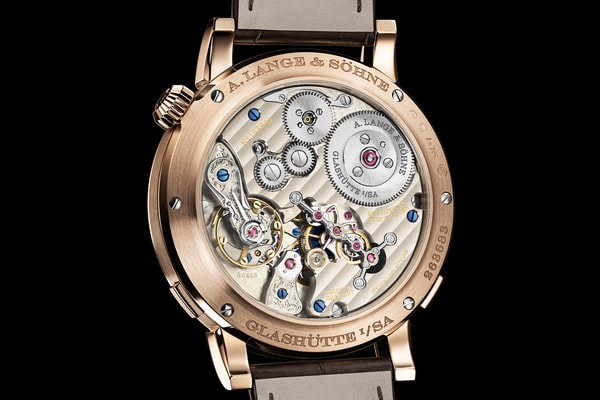 A. Lange & Söhne Zeitwerk Date Pink Gold Gray Dial Ref. 148.033 L043.8 caliber Info